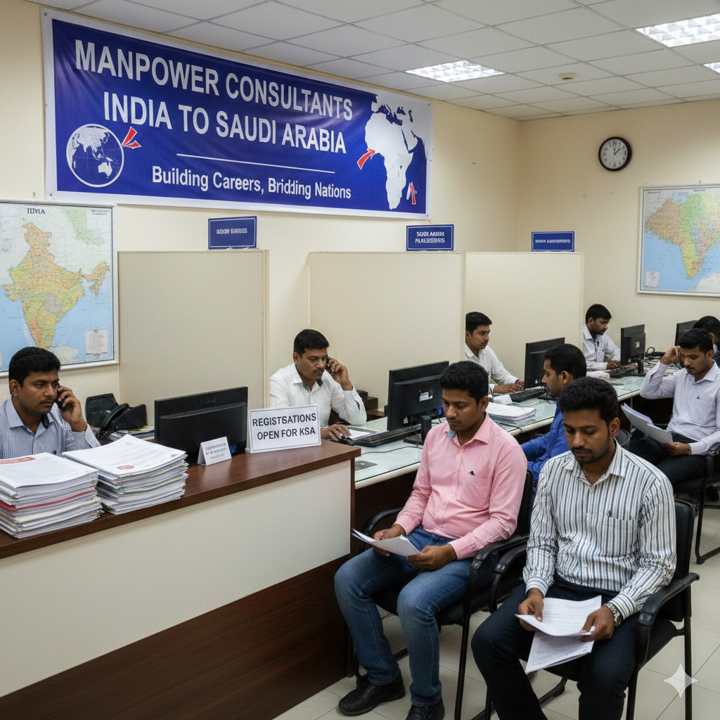 Manpower Agency India for Saudi Arabia
