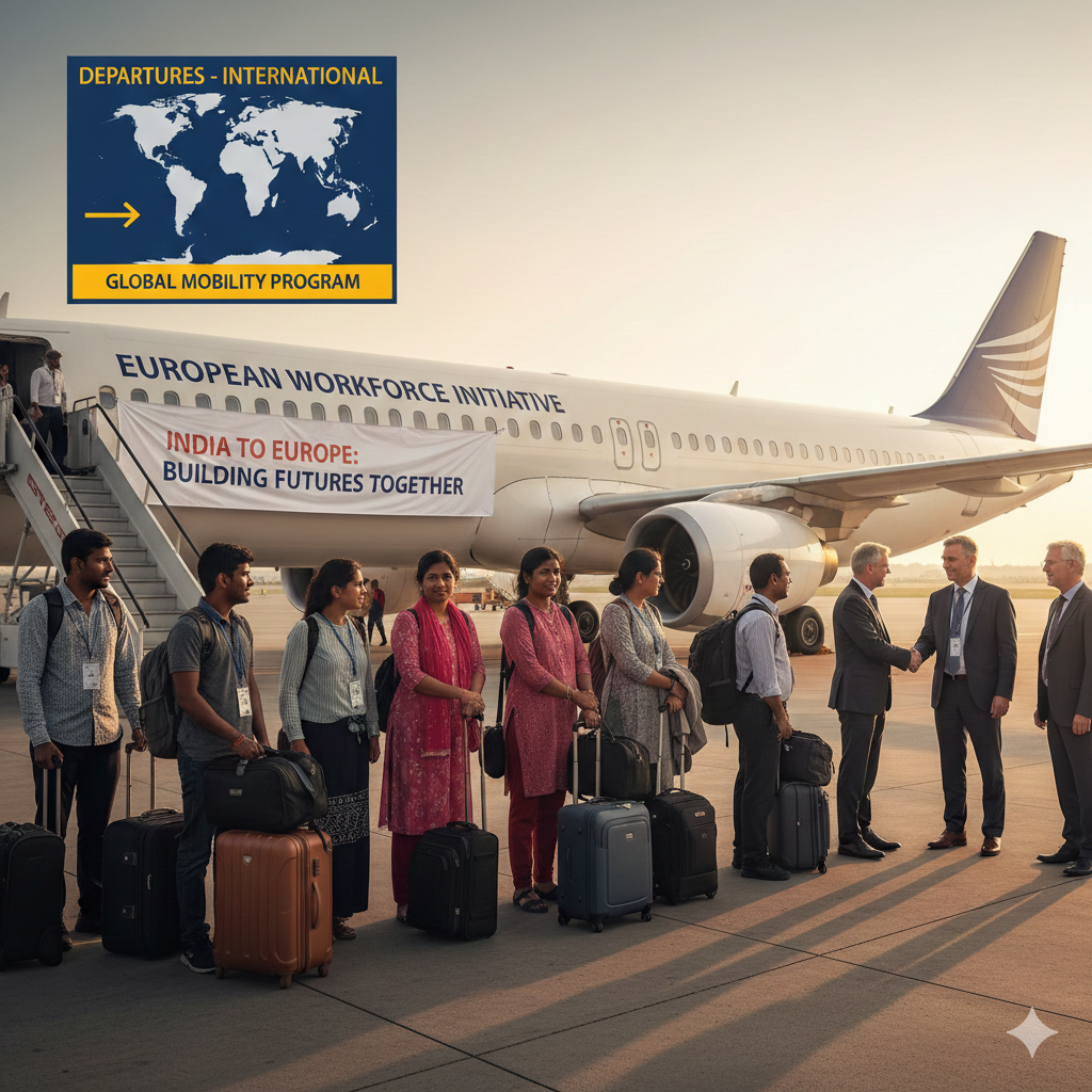 Manpower Supply from India to Europe