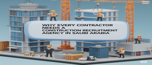 Why Every Contractor Needs a Construction Recruitment Agency in Saudi Arabia