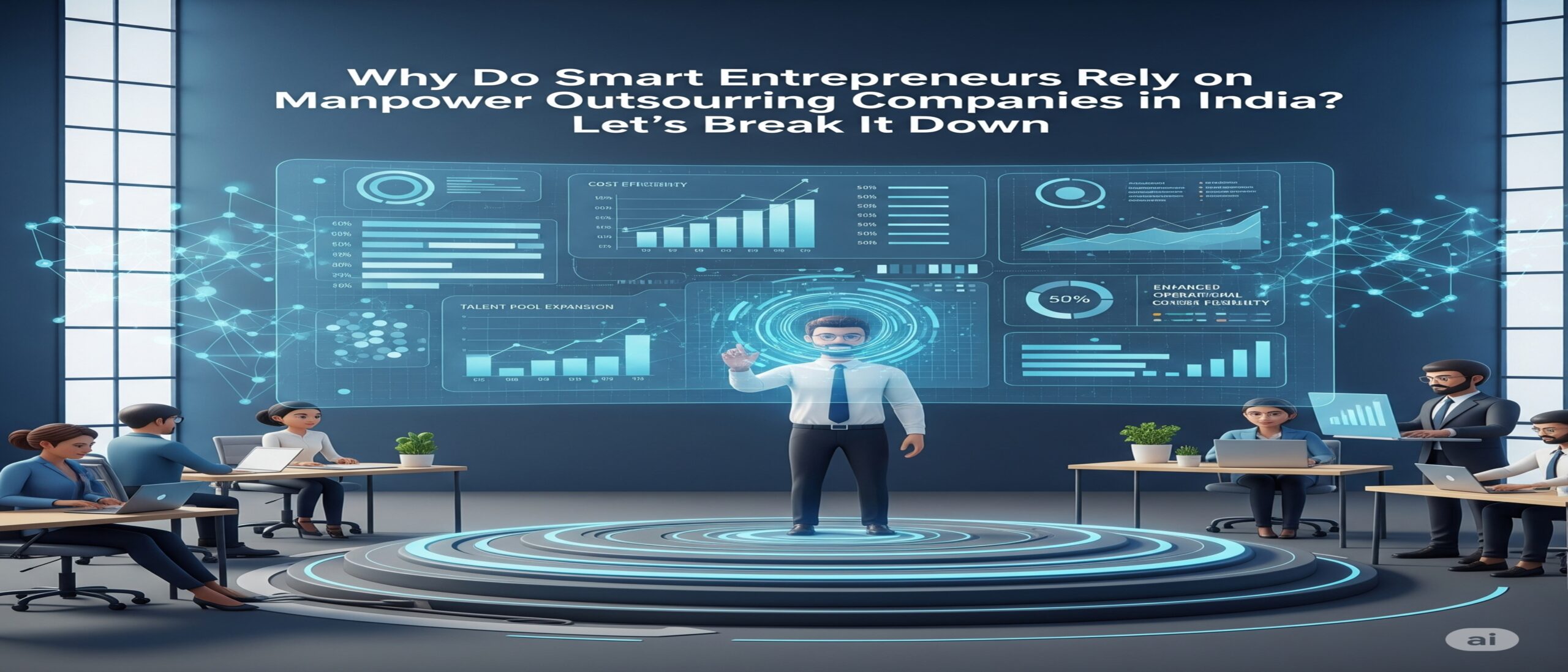 Why Do Smart Entrepreneurs Rely on Manpower Outsourcing Companies in India? Let’s Break It Down