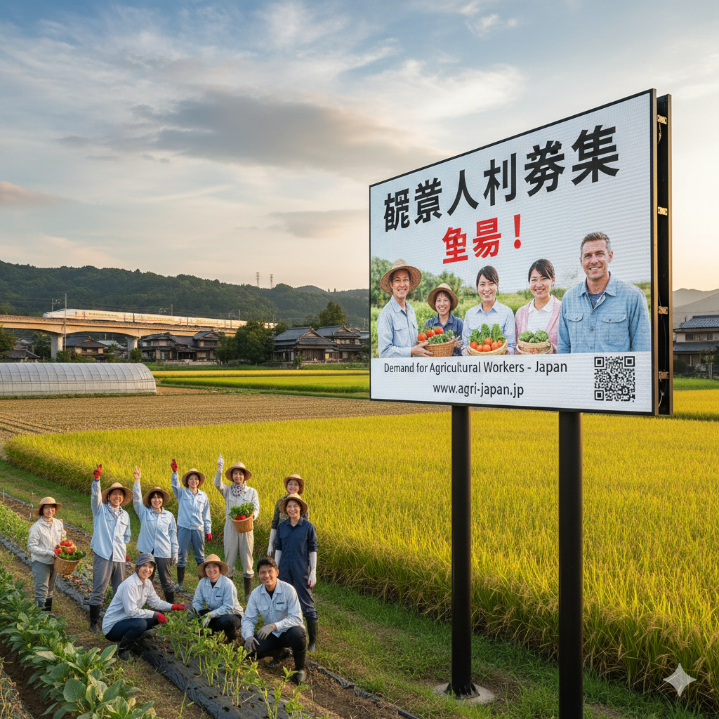 Demand for Agricultural Workers in Japan