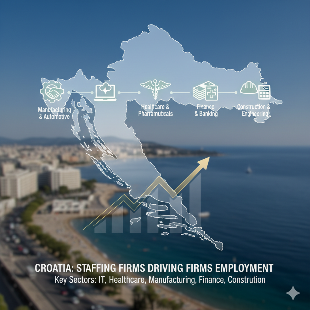 Top Industries Hiring Through Staffing Firms in Croatia