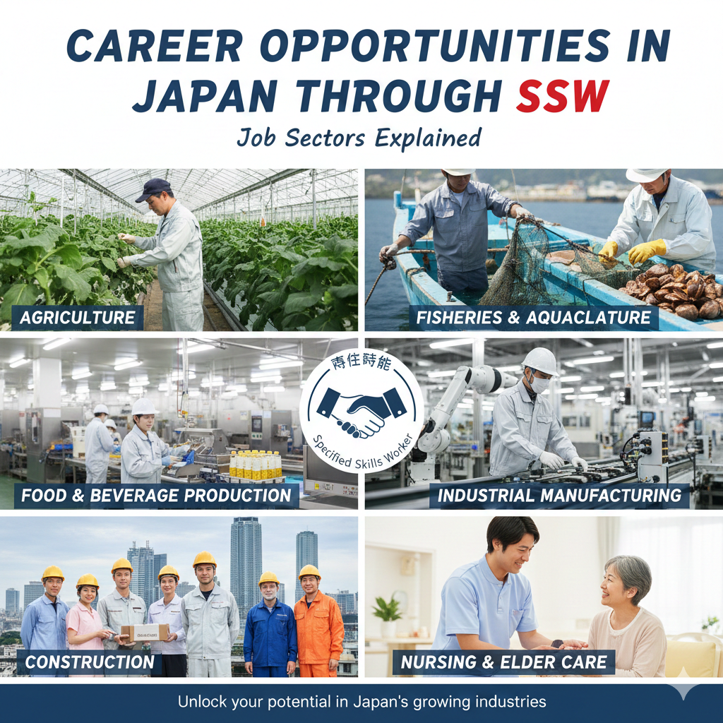 Career Opportunities in Japan Through SSW – Job Sectors Explained