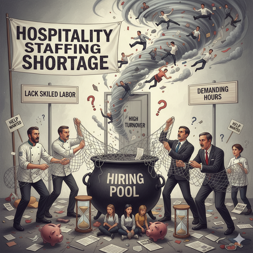 Challenges Businesses Face When Looking for Skilled Hospitality Staff
