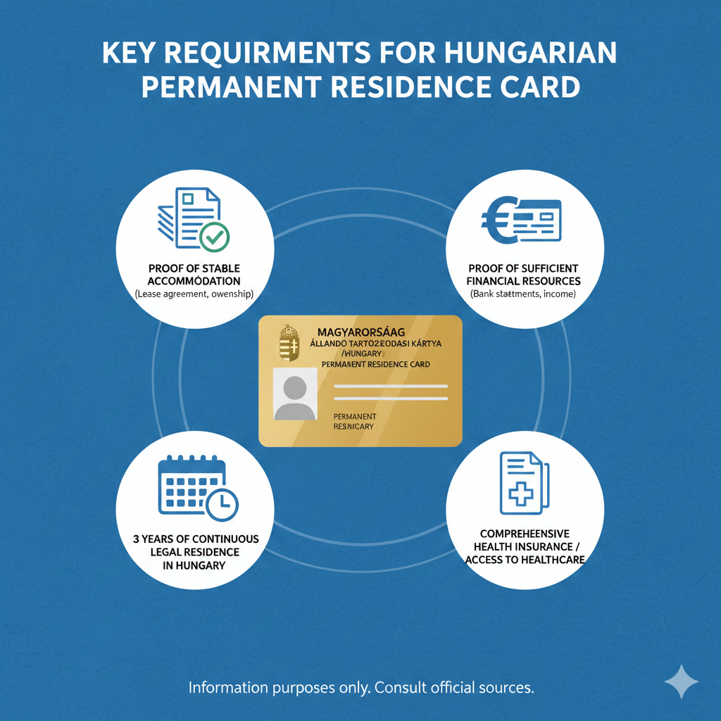 Key Requirements for the Hungarian Permanent Residence Card