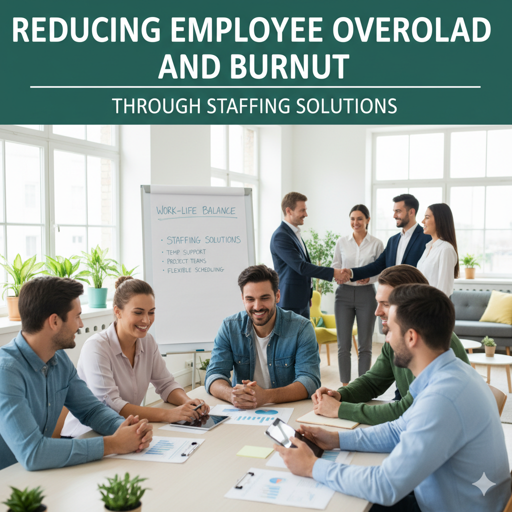 Reducing Employee Overload and Burnout Through Staffing Solutions