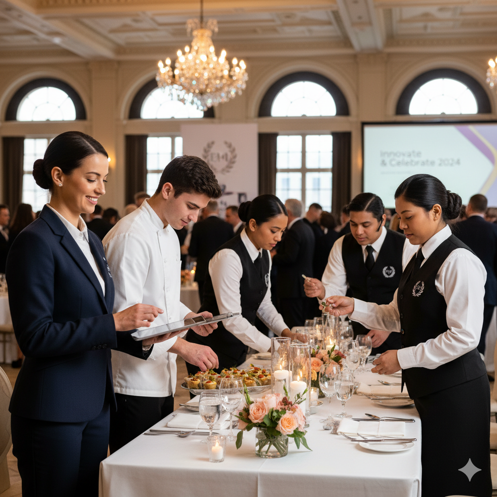 Skilled Hospitality Staff for Event Management Companies