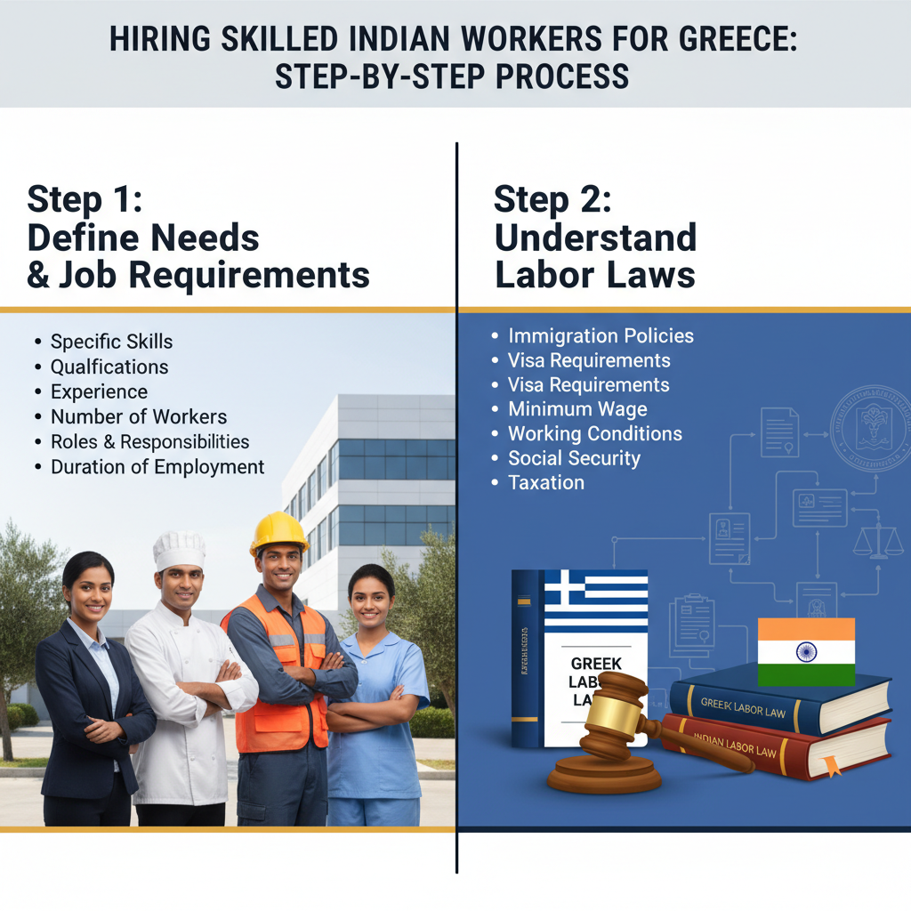 Step-by-Step Process to Hire Skilled Indian Workers for Greece