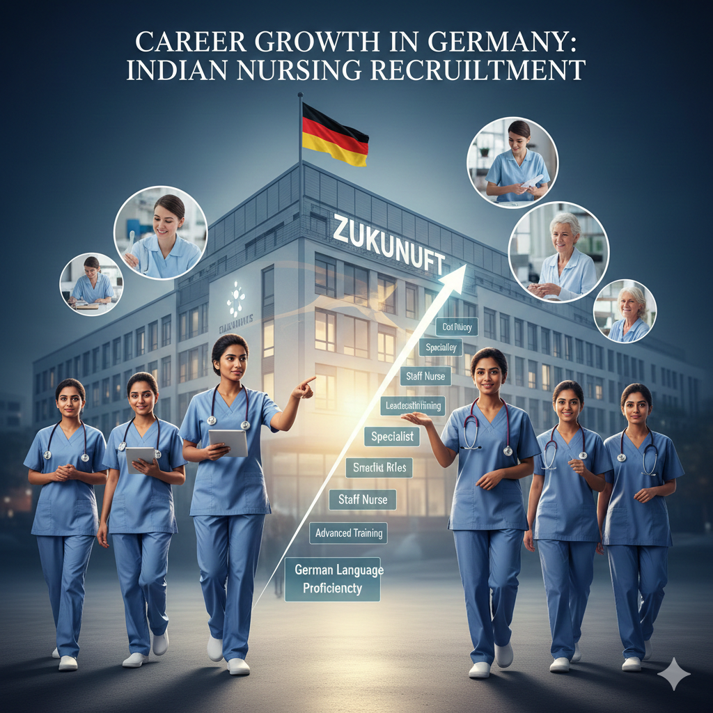 Career Growth Opportunities Through Indian Nursing Recruitment for Germany