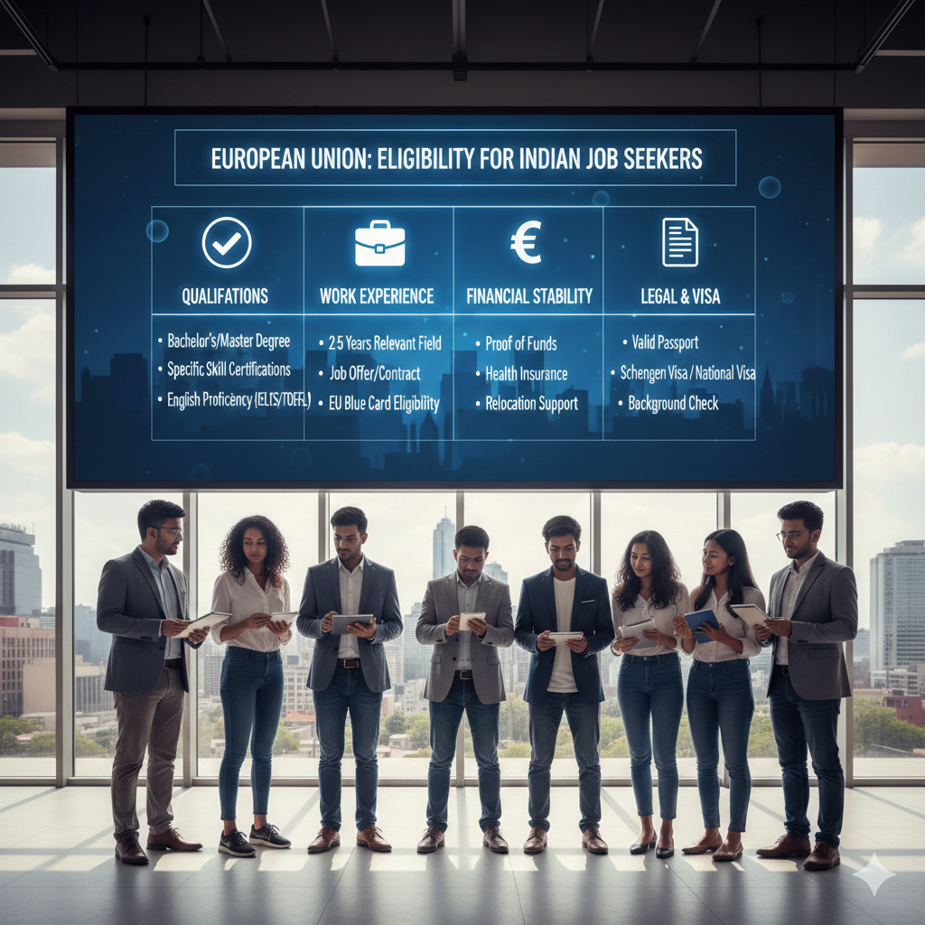 Eligibility Criteria for Indian Job Seekers Moving to Europe