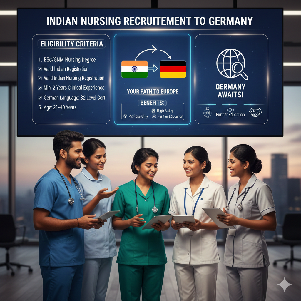 Eligibility Criteria for Indian Nursing Recruitment for Germany