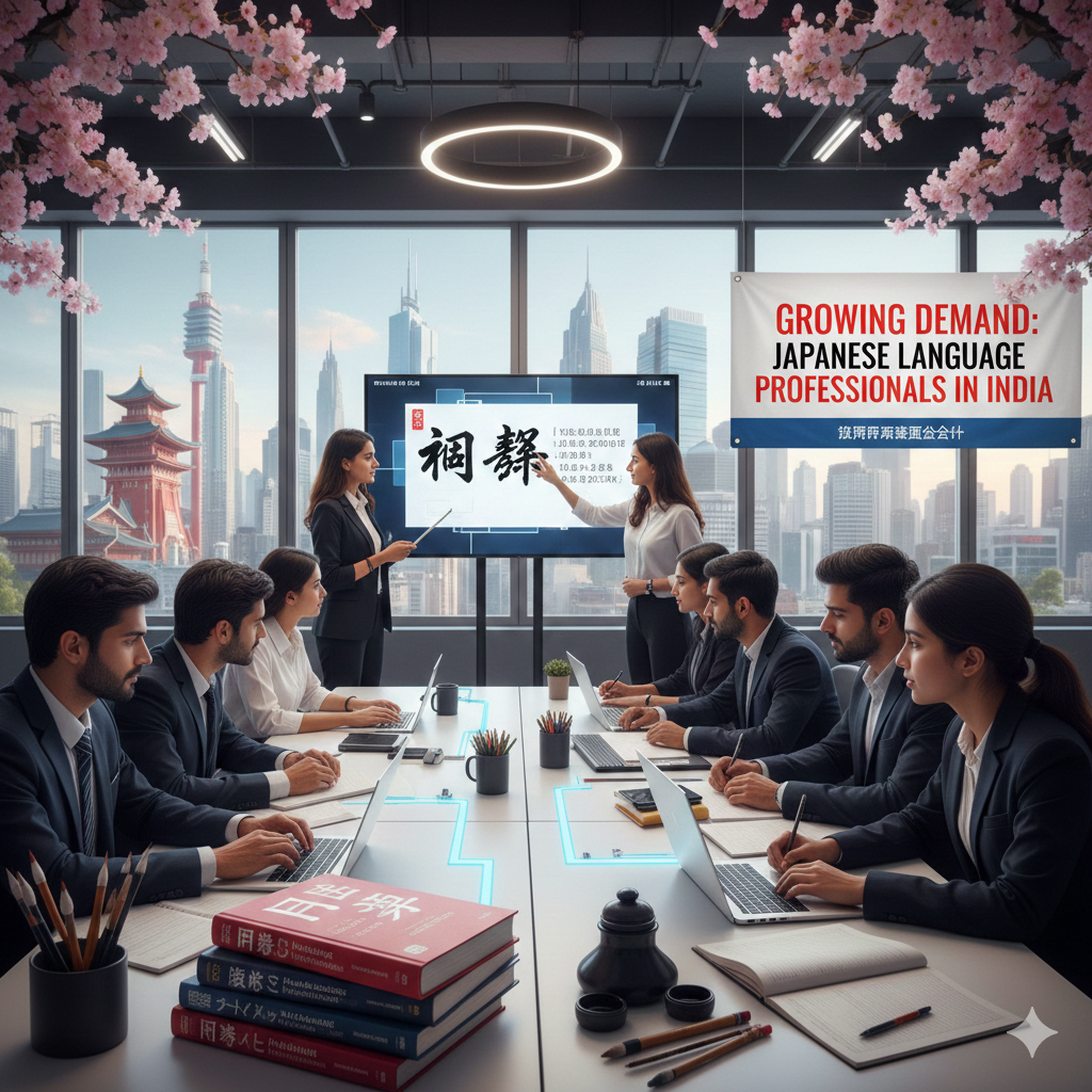 Growing Demand for Japanese Language Professionals in India