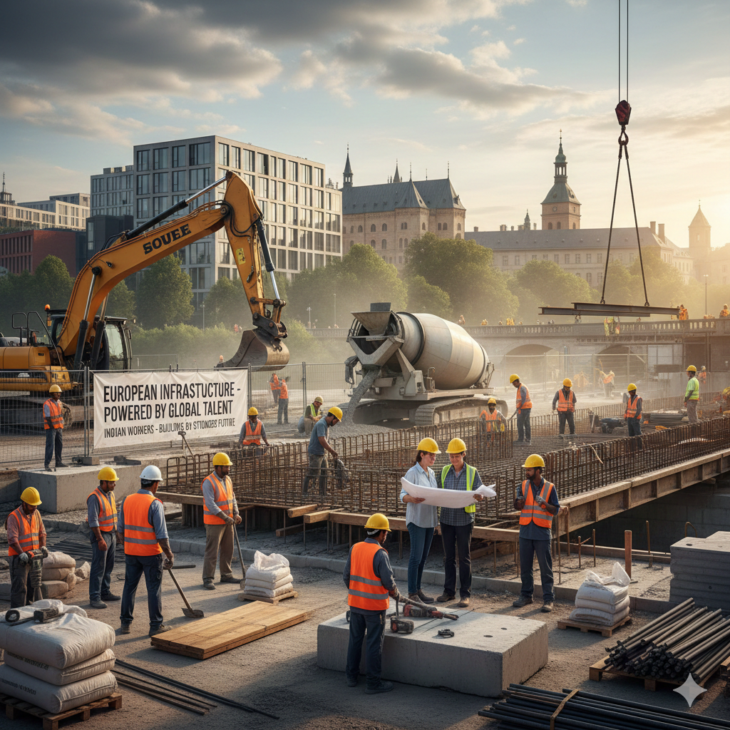 How Indian Construction Workers Strengthen European Infrastructure Projects
