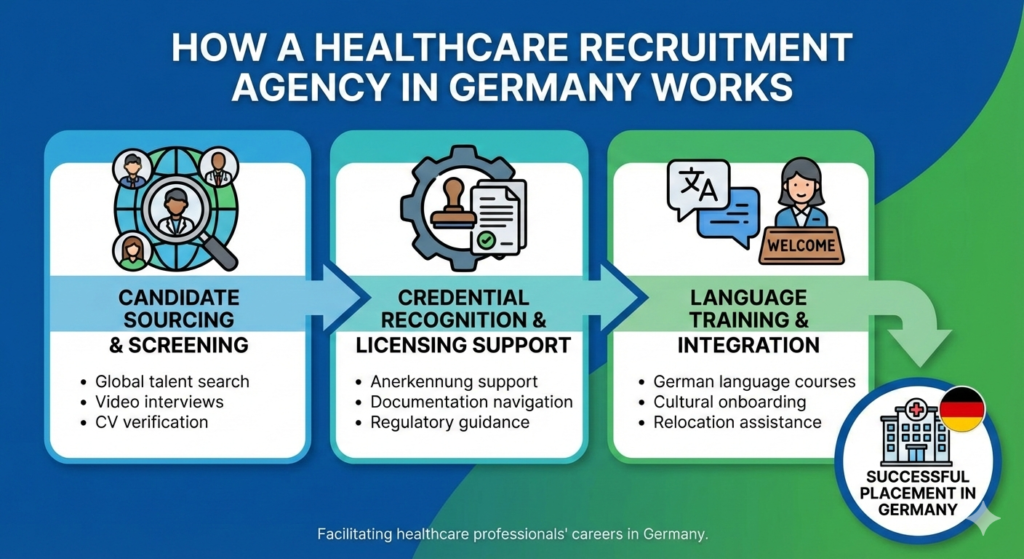 How a Healthcare Recruitment Agency in Germany Works