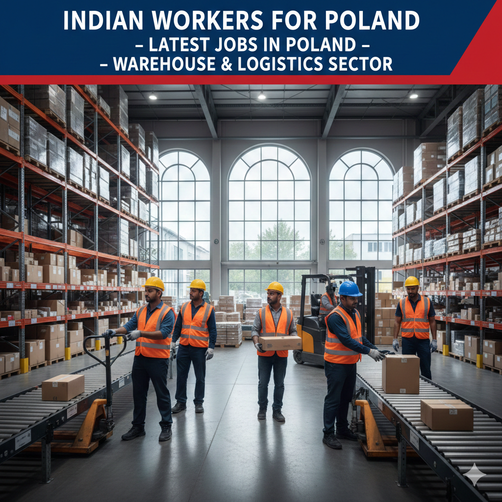 Latest Jobs in Poland for Indian in Warehouse and Logistics Jobs