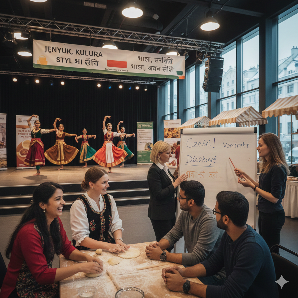 Language, Culture, and Lifestyle Adjustment for Indian Workers in Poland