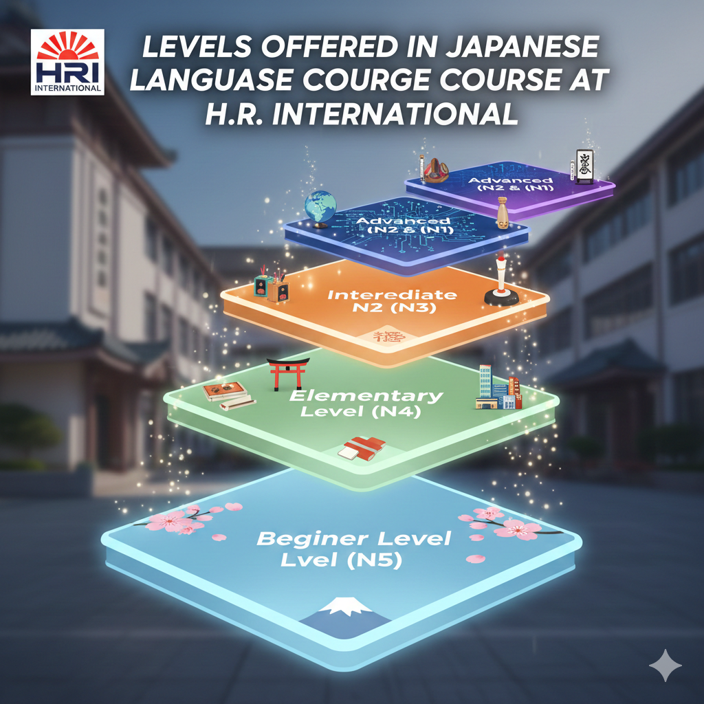 Levels Offered in Japanese Language Course