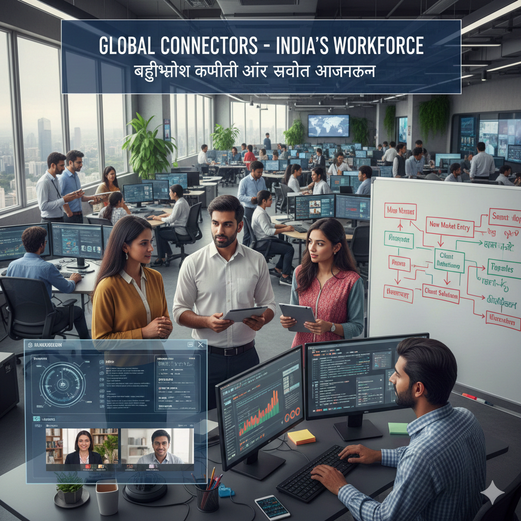 Multilingual Abilities and Quick Adaptability of Indian Workers