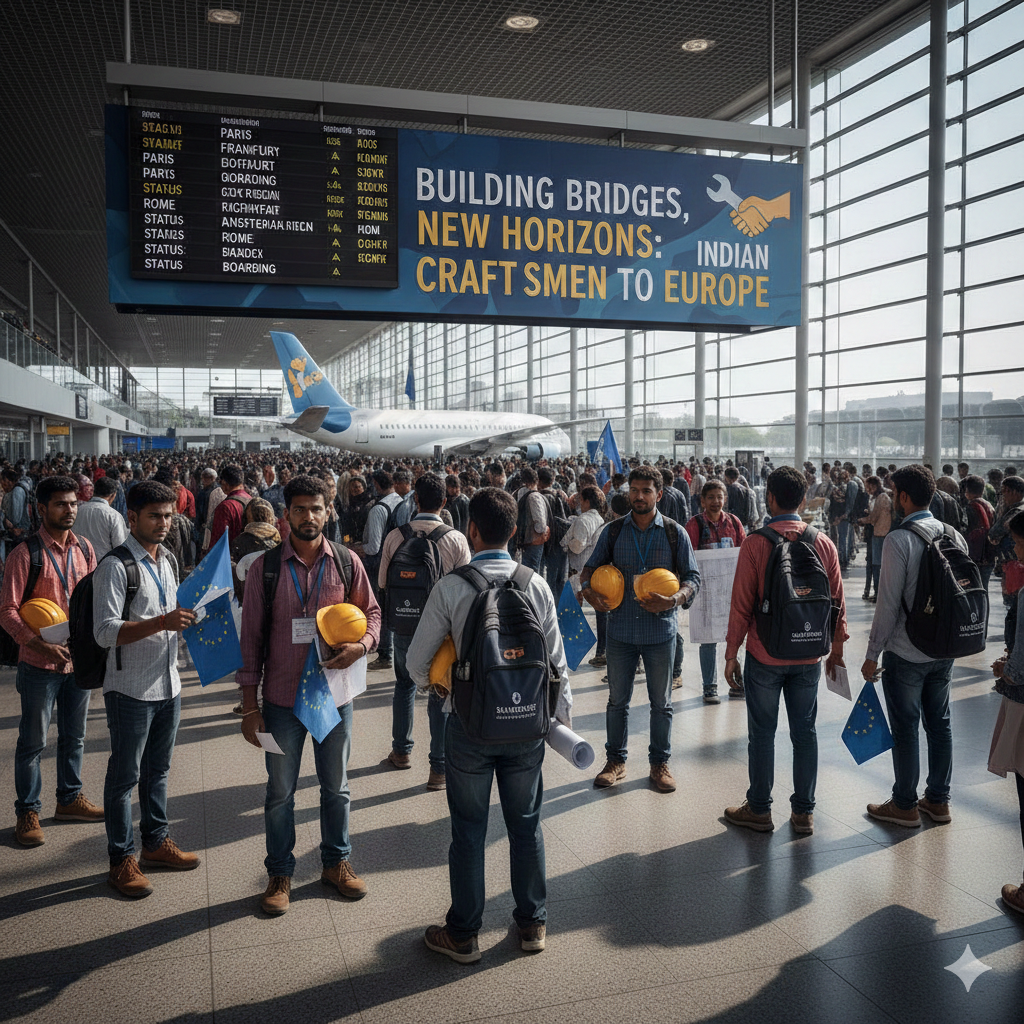 The Migration Trend of Skilled Construction Workers from India to Europe