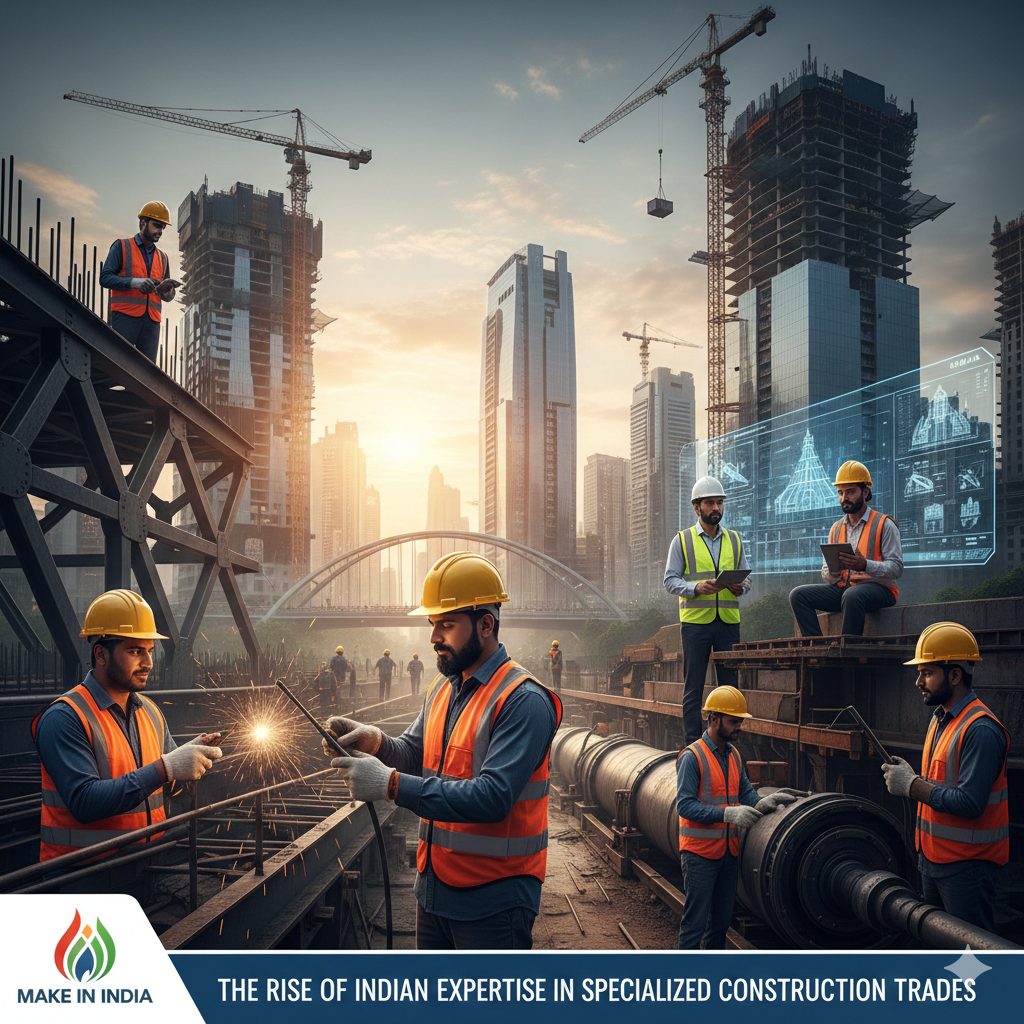 The Rise of Indian Expertise in Specialized Construction Trades