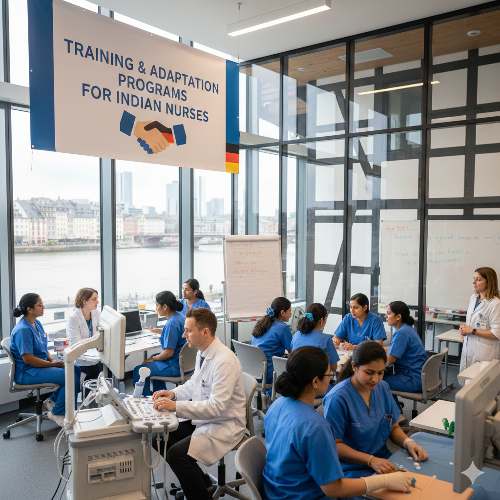 Training and Adaptation Programs for Indian Nurses in Germany