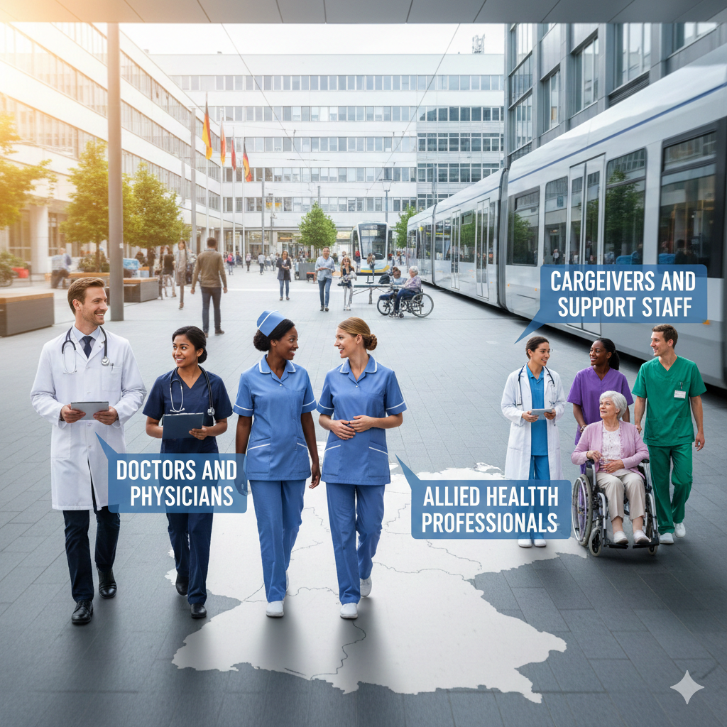 Types of Healthcare Roles Recruited in Germany