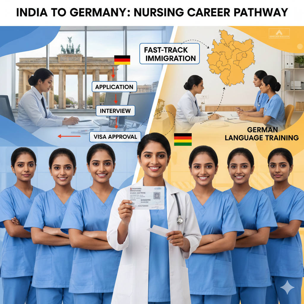 Visa and Immigration Process for Indian Nursing Recruitment for Germany