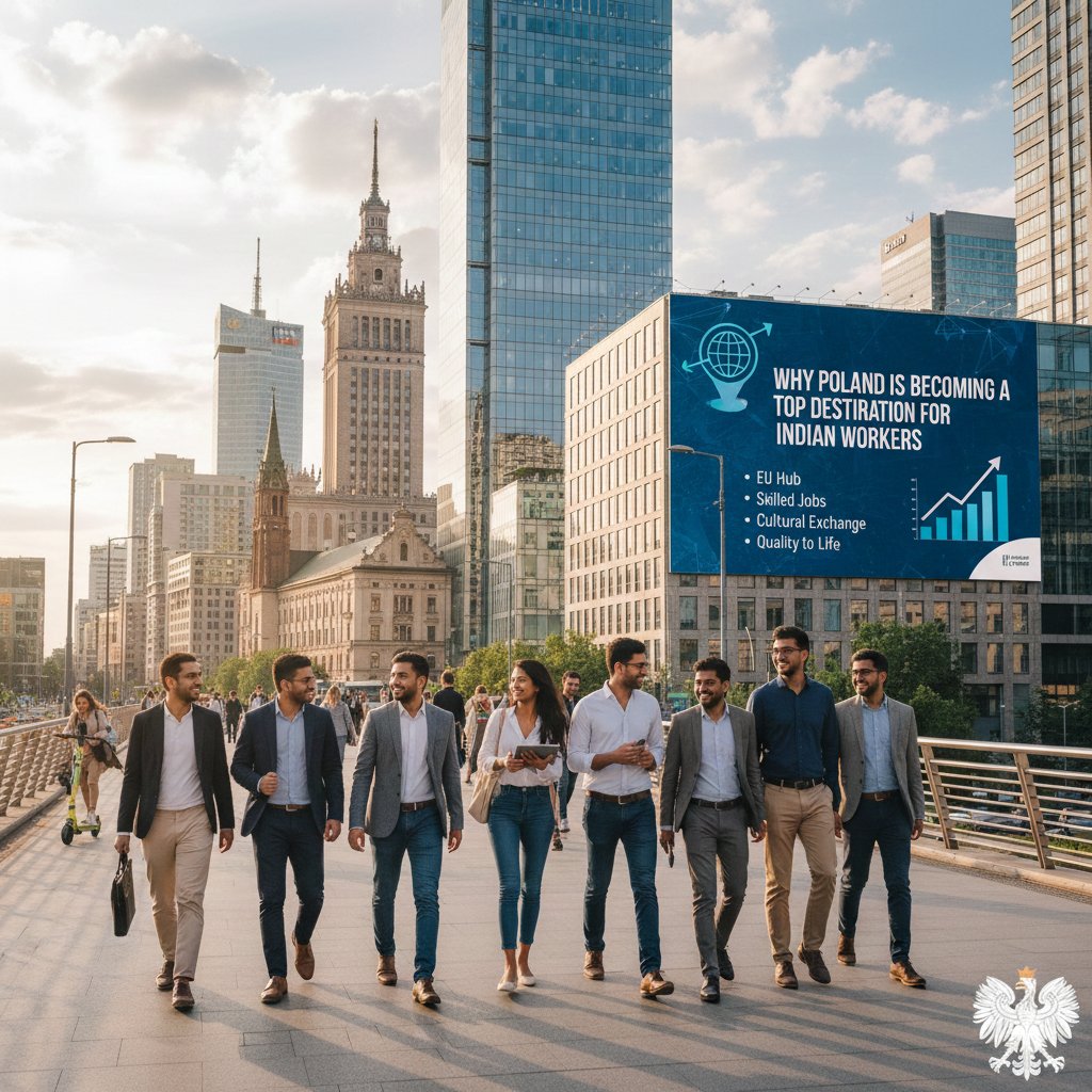 Why Poland Is Becoming a Top Destination for Indian Workers