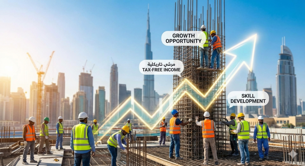 Why Looking for a Construction Labor Job in Dubai Is a Smart Move