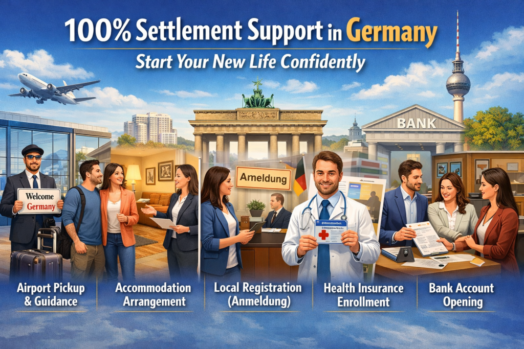 100% Settlement Support in Germany