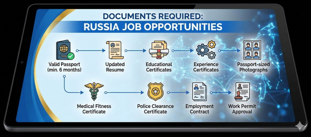Documents Required to Apply for Russia Job Opportunities
