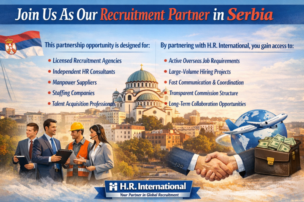 Join Us As Our Recruitment Partner in Serbia