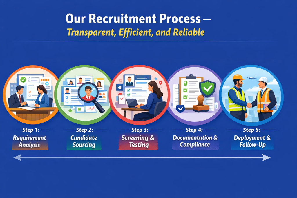 Our Recruitment Process – Transparent, Efficient, and Reliable