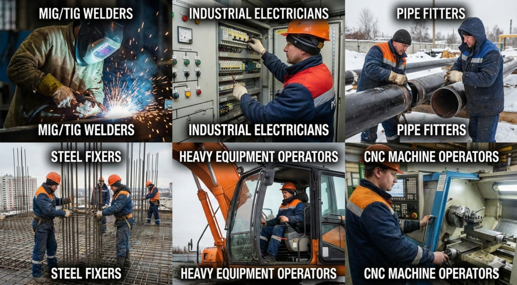 Skilled Labor and Technical Jobs in Russia