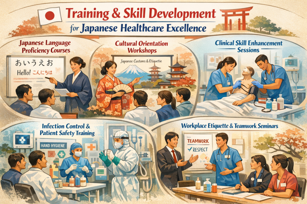 Training and Skill Development for Japanese Healthcare Excellence