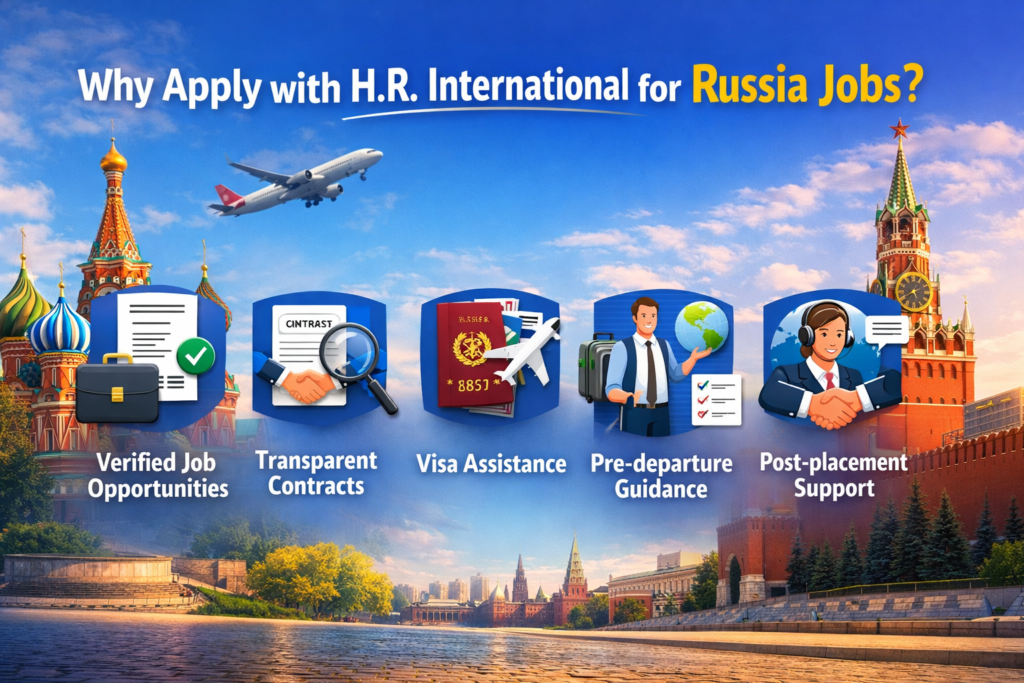Why Apply with H.R. International for Russia Jobs?