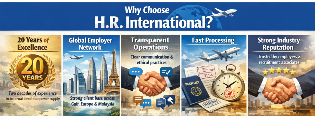 Why Choose H.R. International?