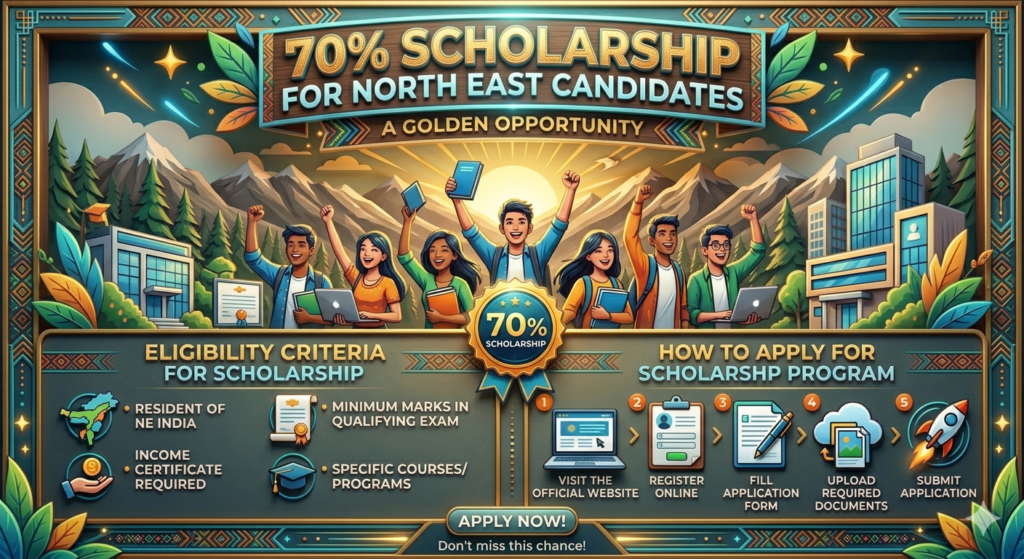 Scholarship for North East Candidates