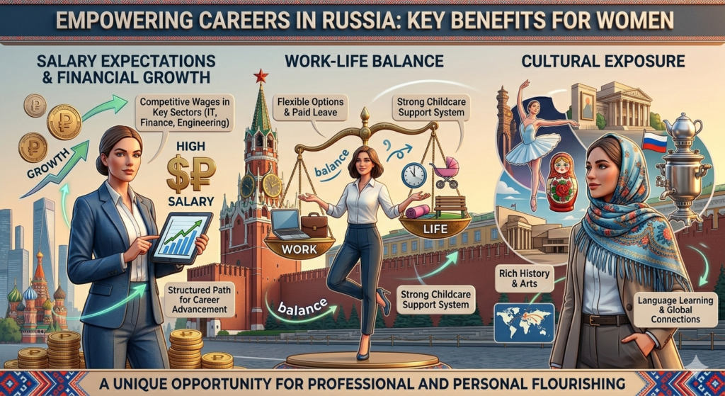 Benefits of Applying for Jobs in Russia for Women