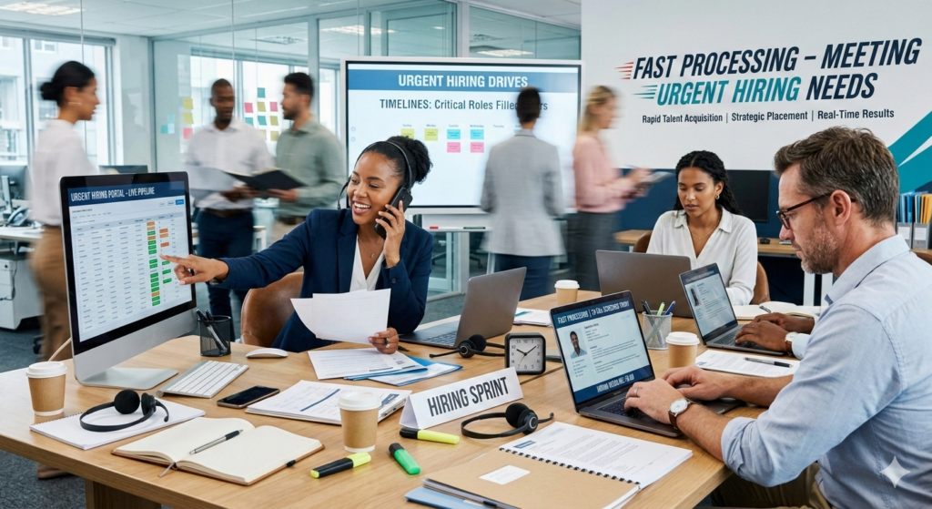 Fast Processing – Meeting Urgent Hiring Needs