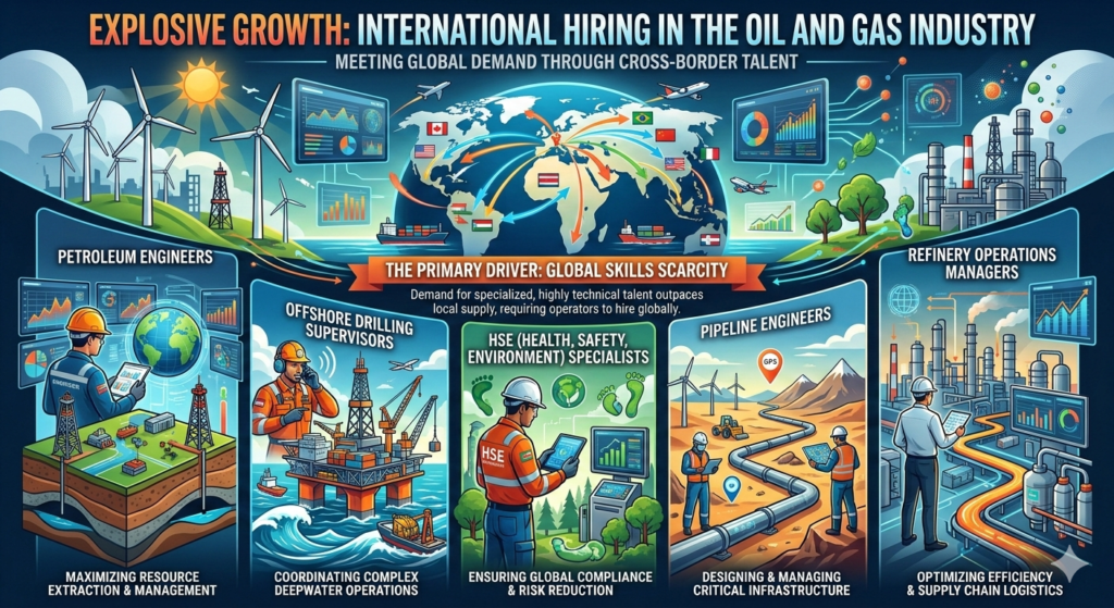 Growth of International Hiring in the Oil and Gas Industry
