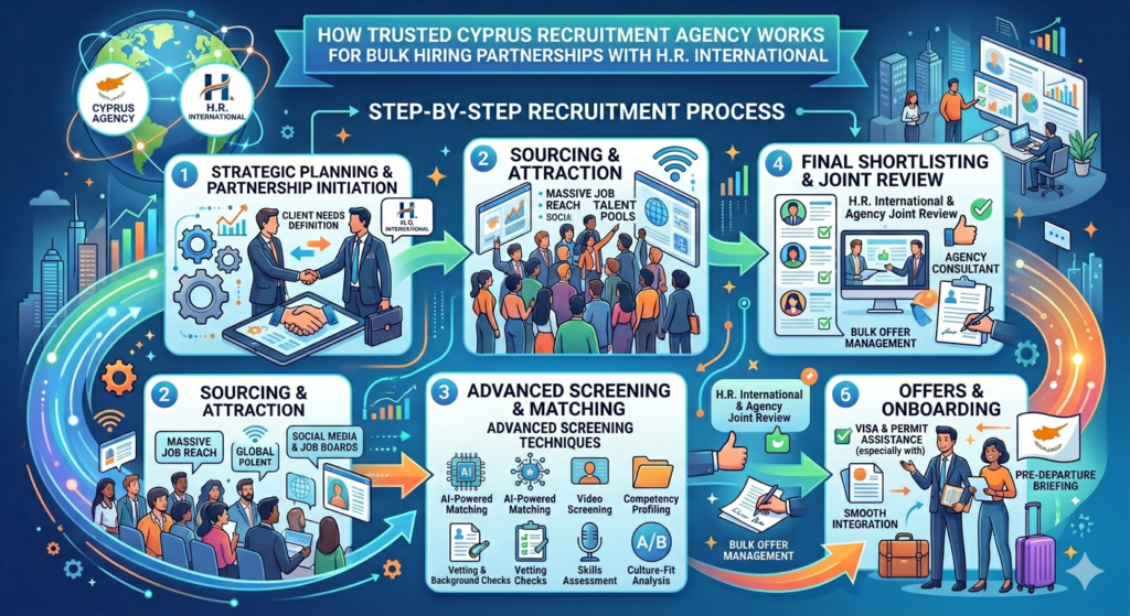 How Trusted Cyprus Recruitment Agency for Bulk Hiring Partnerships