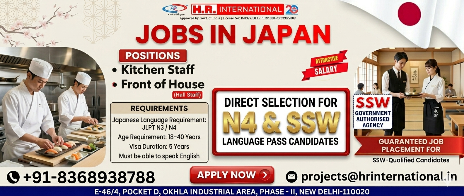 Jobs in Japan