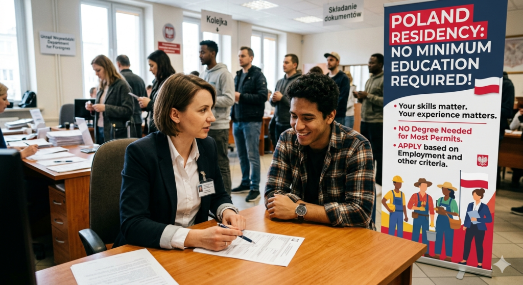 No Minimum Education Requirement for Poland Residency