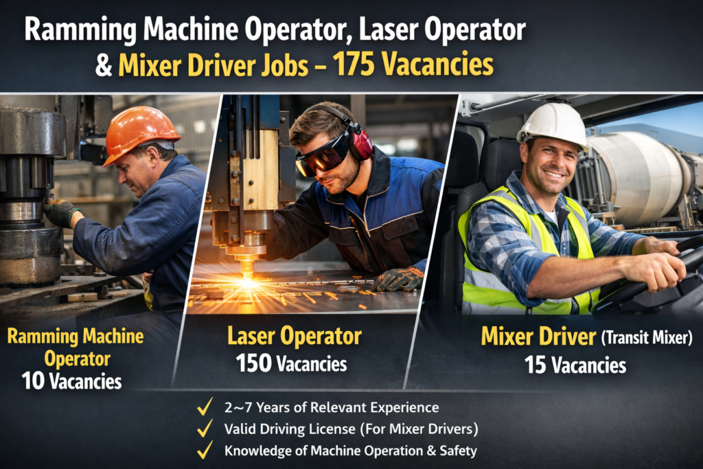 Ramming Machine Operator