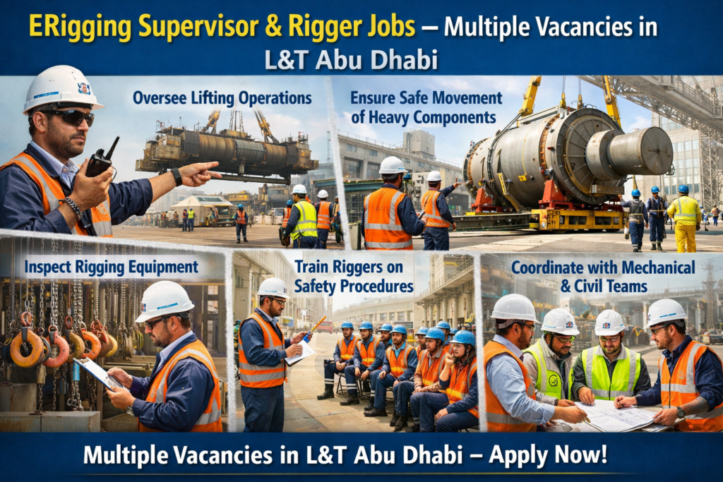 Rigging Supervisor & Rigger Jobs