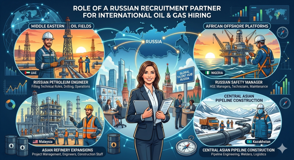 Role of a Recruitment Partner in Russia for International Hiring Oil and Gas Industry