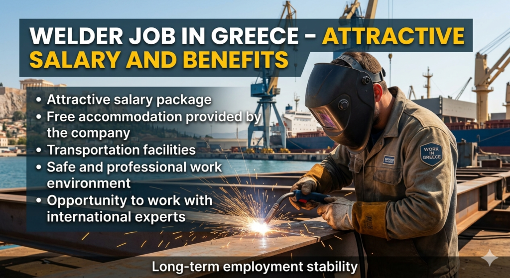 Welder Job In Greece – Attractive Salary And Benefits