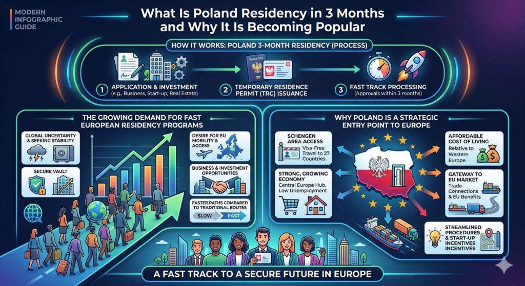 What Is Poland Residency in 3 Months and Why It Is Becoming Popular