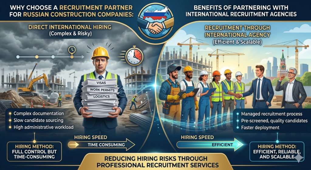 Why Choose a Recruitment Partner for Russian Construction Companies